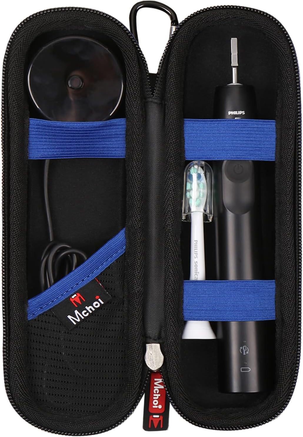 Mchoi Travel Case for Phlips Sonicare 4100 5100 1100 6100 5300 and Most Other Electric Toothbrush, Case Only