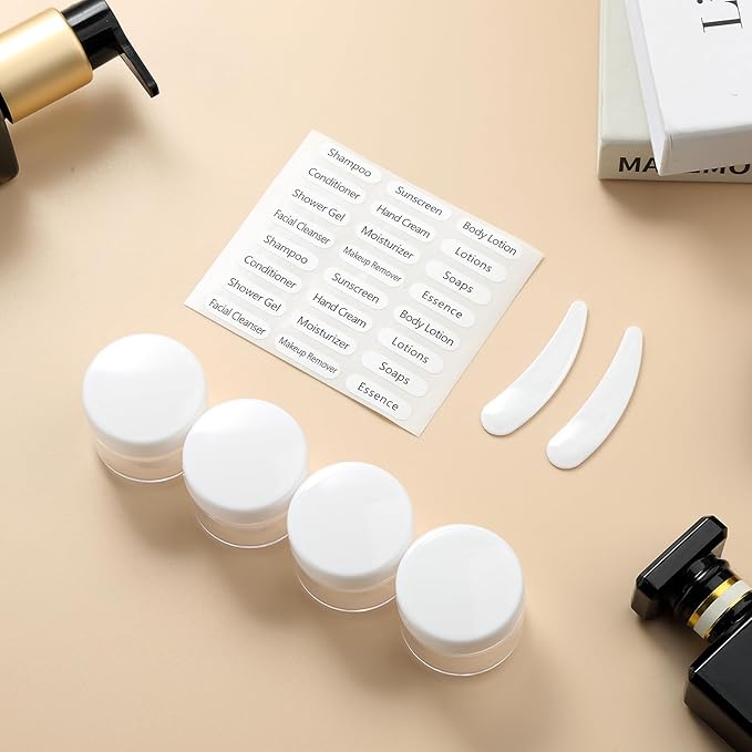 16 Pack Travel Bottles for Toiletries, Large 6oz Silicone Travel Containers, Leak Proof Refillable Liquid Shampoo And Conditioner Travel Essentials