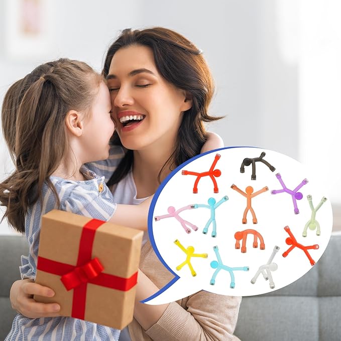 48Pcs Magnetic-People-Magnet-Men, Magnetic Travel Toys for Kids, Creative, Portable and Educational, Funny Magnets for Kids, Small Toys for Classroom Prizes, Easter Egg Stuffers, Office