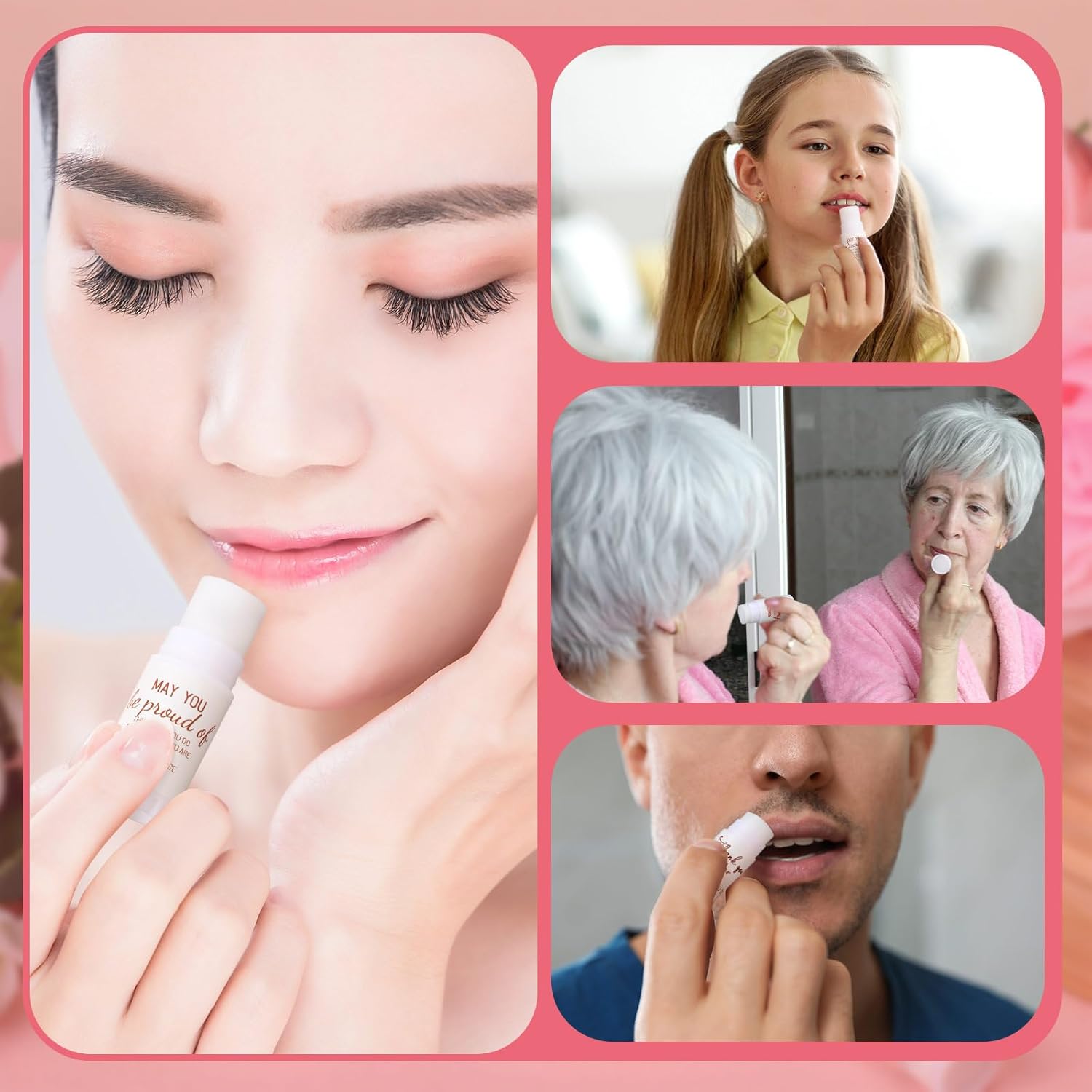 72 Pcs Christmas Mini Lip Balm Bulk Gift, 8 Assorted Flavors, Moisturizing for All Skin Types Thank You Gift for Employees, Operation Christmas, Women, Christian Charity Donation, Thanksgiving