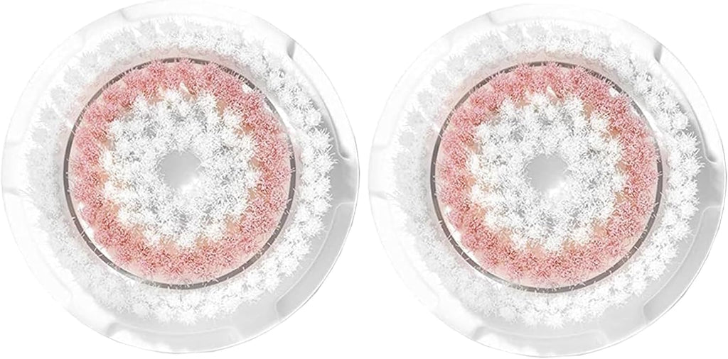 Brush Head Replacements Compatible with Clarisonic Mia 1, Mia 2, Smart Profile Uplift and Alpha Fit Face Cleaning Brush Heads (Pink-2Pack)