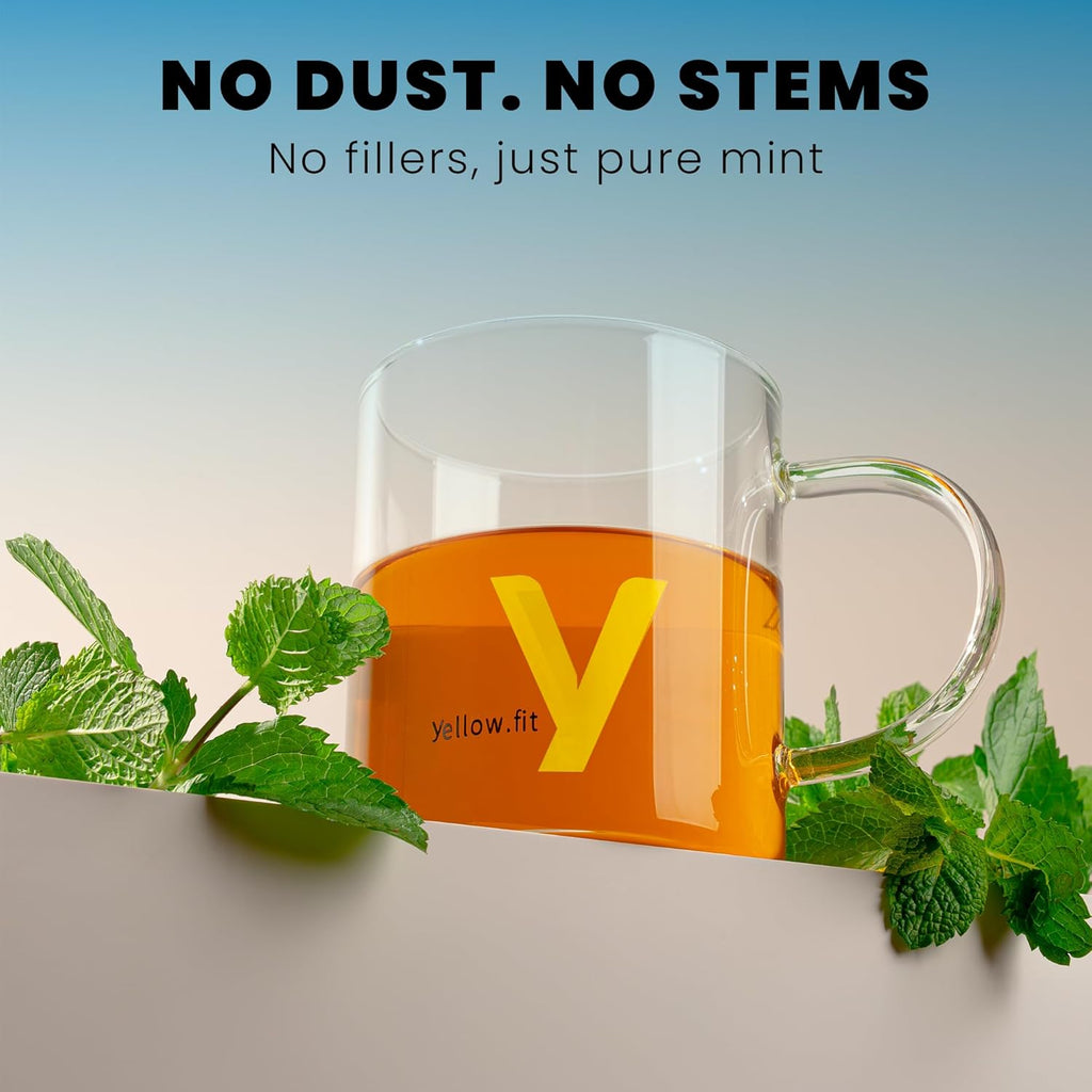 PEPPERMINT BLISS Premium Herbal Tea HARVESTED FROM THE HEART OF MOROCCO