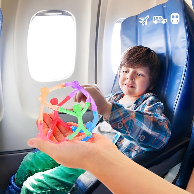 48Pcs Magnetic-People-Magnet-Men, Magnetic Travel Toys for Kids, Creative, Portable and Educational, Funny Magnets for Kids, Small Toys for Classroom Prizes, Easter Egg Stuffers, Office