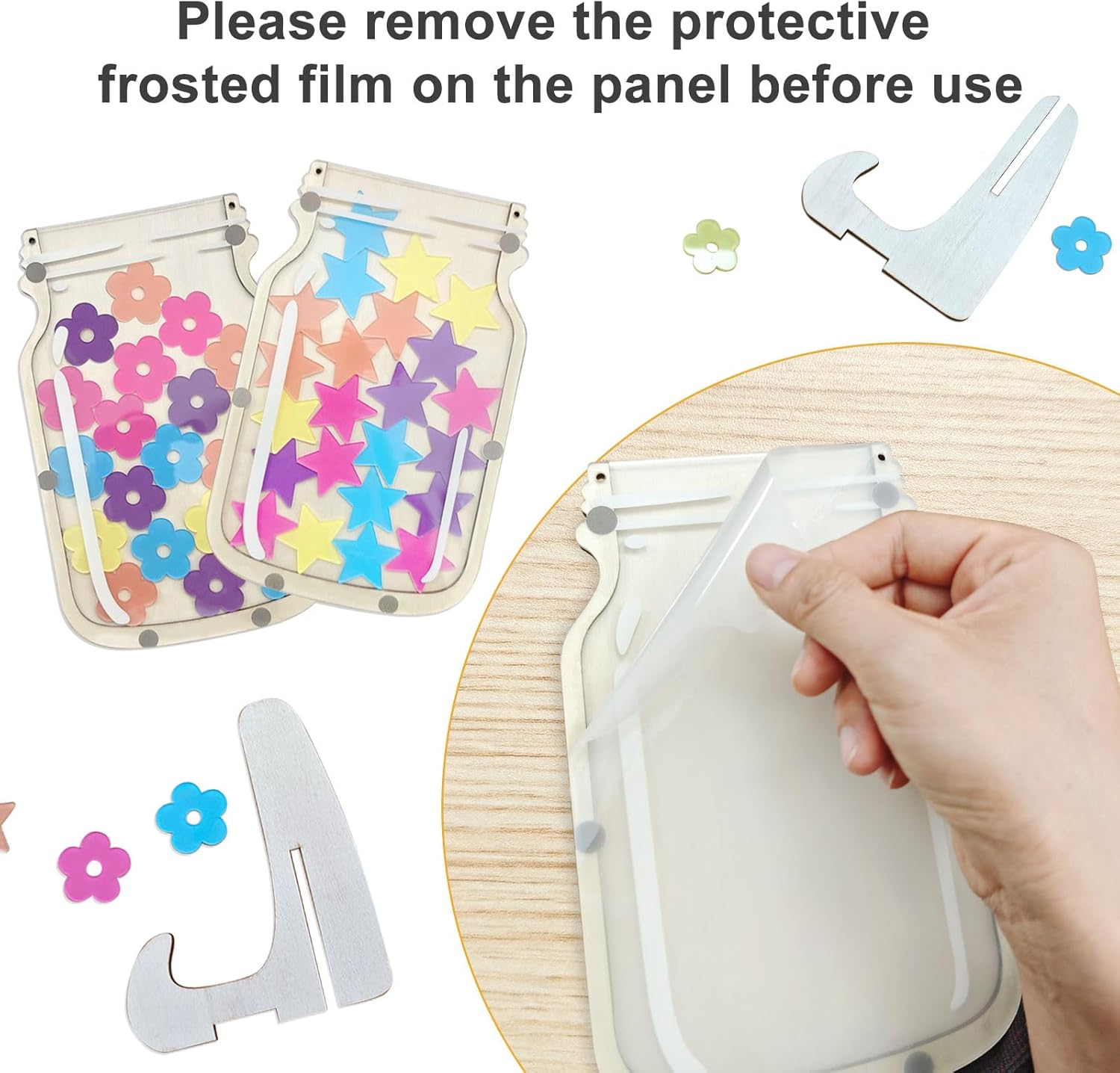 2 PACK Reward Jars for Kids: Magnetic Star Jar Reward System for Classroom & Home - Back To School Class Positive Behavior Incentive Jar for Teacher - 3 Options Placement