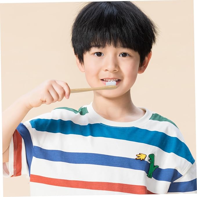 GANAZONO 5pcs Adult Toothbrushes Soft Bristles Gentle Sensitive Gums Lightweight Portable Minimalist Round-Head Design for Comfortable Daily Oral Care