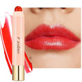Oulac Coral Red Lipstick - Moisturizing Lipstick Tinted Lip Balm for Dry Lips | Vibrant Bright Red Lip Crayon & Blush - Lip Colour and Cheeks Makeup | 2.48g, Bloom Bloom (03)