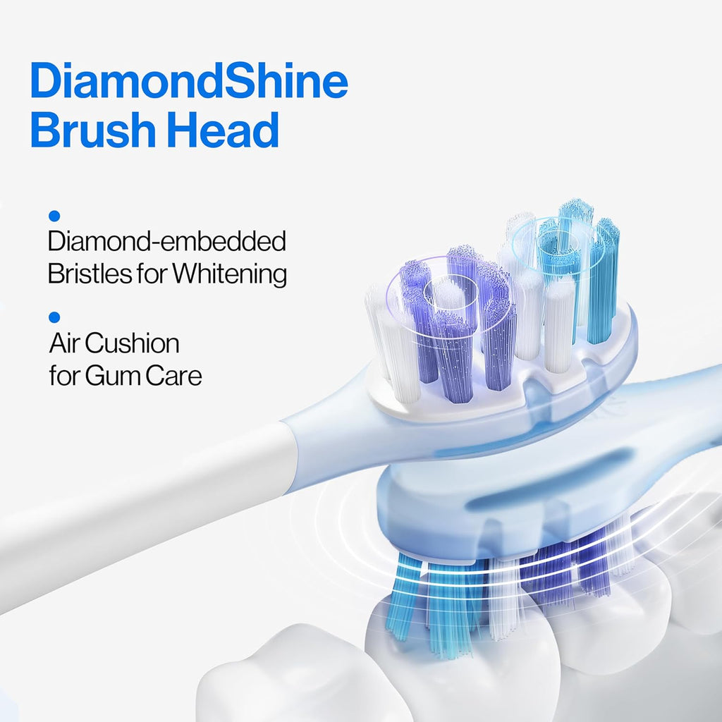 usmile P20 PRO Oscillating-Vibrating Electric Toothbrush, Electric Toothbrush for Adults, Rechargeable Travel Powered Toothbrush with Timer, 90-Day Battery Life