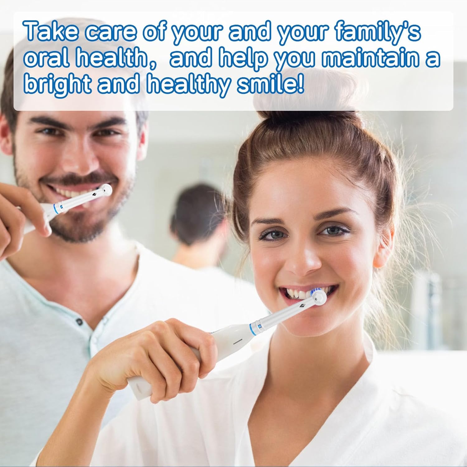 Replacement Toothbrush Heads Compatible with Oral B Braun,12 Pack Professional Electric Toothbrush Heads Brush Heads Refill for Oral-B 7000/Pro 1000/9600/ 500/3000/8000