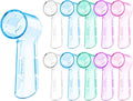 Toothbrush Covers Caps Compatible with Oral B, 10 Pack Toothbrush Head Travel Protector for Oral-B iO Series Electric Toothbrush (Blue, Clear, Pink, Puple, Green)