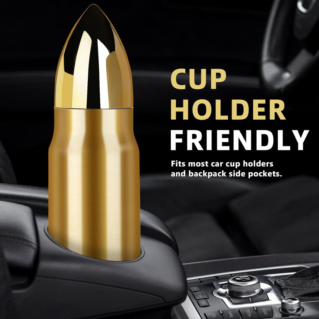 White Elephant Gift for Men Dad Him - 17oz Cool Stainless Steel Tumbler - Unique Christmas Day Hunting Birthday Xmas Mens Gifts for Him Boyfriend Husband - Stocking Stuffers Cup Mug Gifts for Men