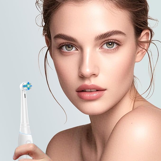 10 PCS IO Replacement Heads Compatible with Oral b IO 2/3/4/5/6/7/8/9/10 Series Electric Toothbrush, Brush Heads Refills Compatible with Oral B IO (White)