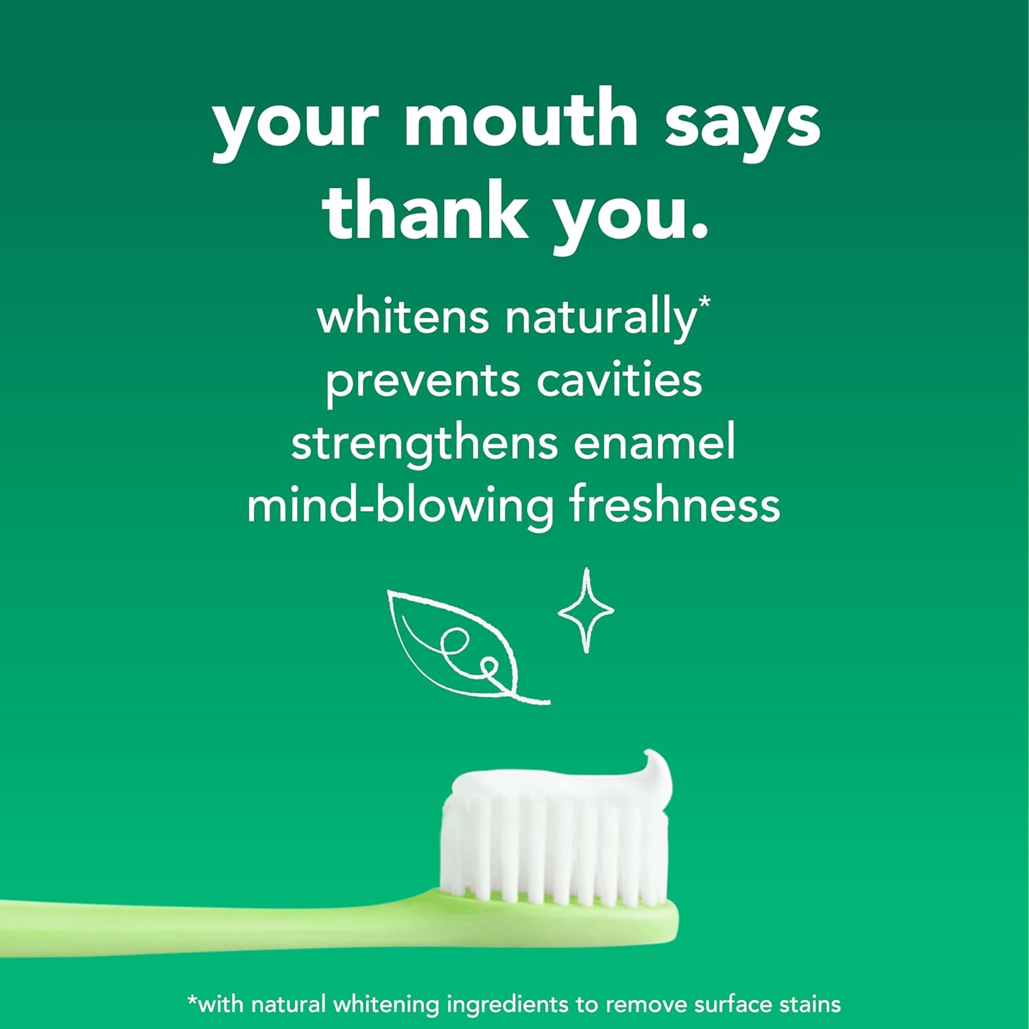 hello Naturally Whitening Fluoride Toothpaste, Natural Whitening Toothpaste with Coconut Oil and Tea Tree Oil, Tames Bad Breath, Helps Moisturize, and Fights Cavities, Mint, 3 Pack, 4.7 Oz Tubes