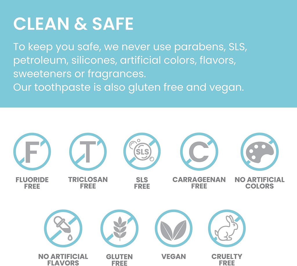 Himalaya Botanique Whitening Complete Care Travel Toothpaste, Mint - Travel Size Whitening Toothpaste Without Fluoride for Brighter Teeth & Fresh Breath - Vegan, 0.74 oz (Pack of 10)