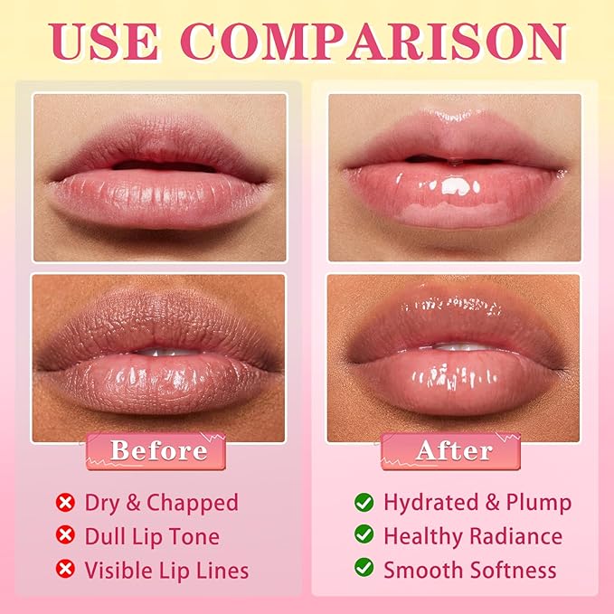 5PCS Lip Scrub and Mask Set,Cherry Strawberry and Honey Pot Lip Balm,2PCS Lip Exfoliator Scrub and Moisturizer,Clean and Repair,Reduce Fine Lines,Natural Ingredients,Cruelty Free