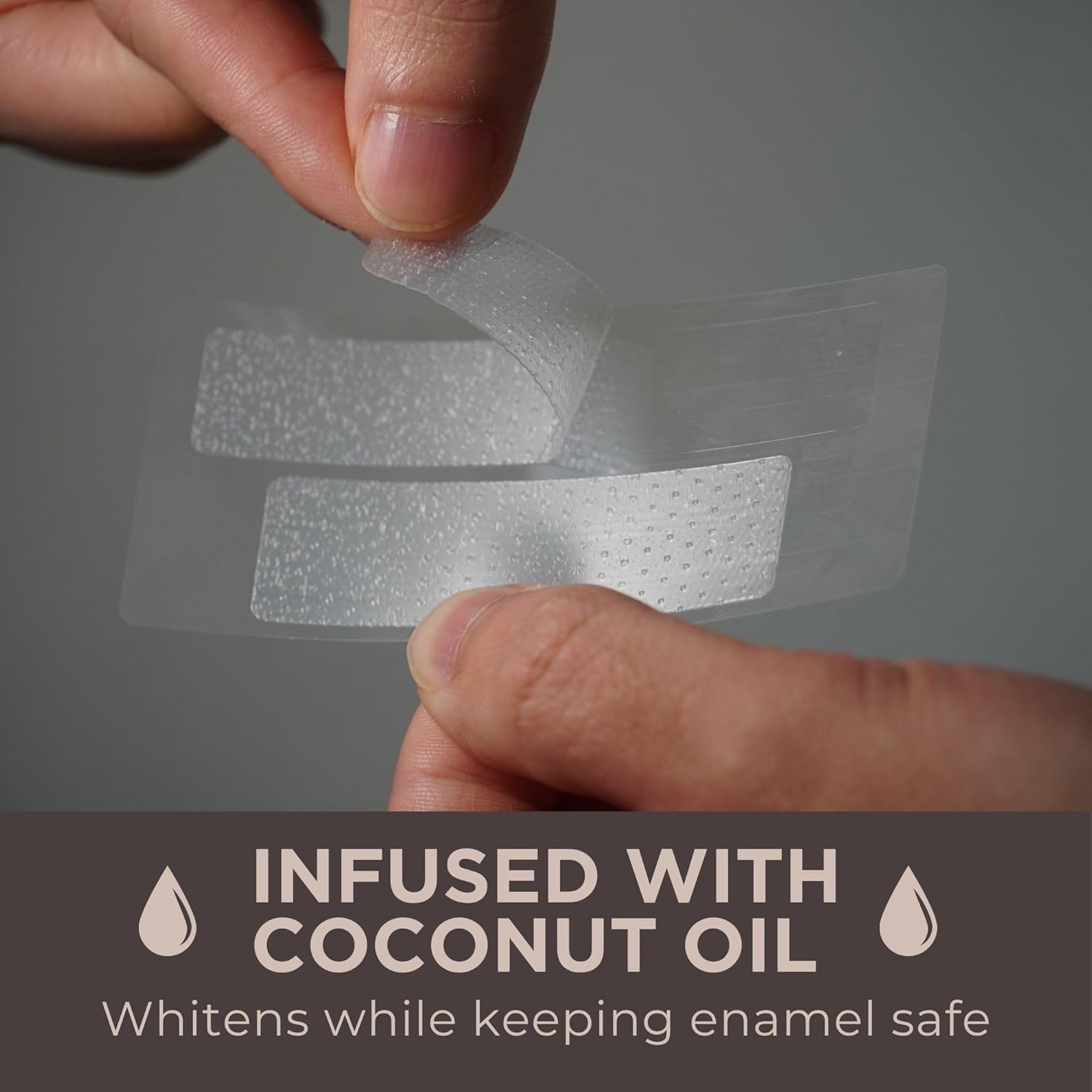 Teeth Whitening Strips for Men – 14 Treatments | Enamel-Safe Hydrogen Peroxide Formula Infused with Coconut Oil | FoamFlex™ Technology | No Sensitivity, Professional at-Home Whitening Kit