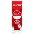 Colgate Optic White Renewal Teeth Whitening Toothpaste, Whitening Fluoride Toothpaste, Effectively Removes Tea, Coffee, and Wine Stains, Made with Hydrogen Peroxide, Brilliant Shine, 3.0 oz