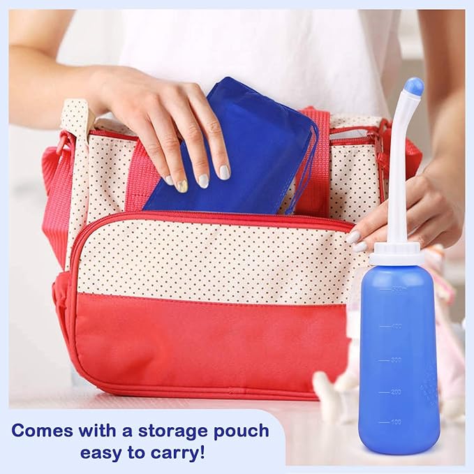 Portable Bidet Bottle for Travel Personal Hygiene Care Manual Bidet (13in)
