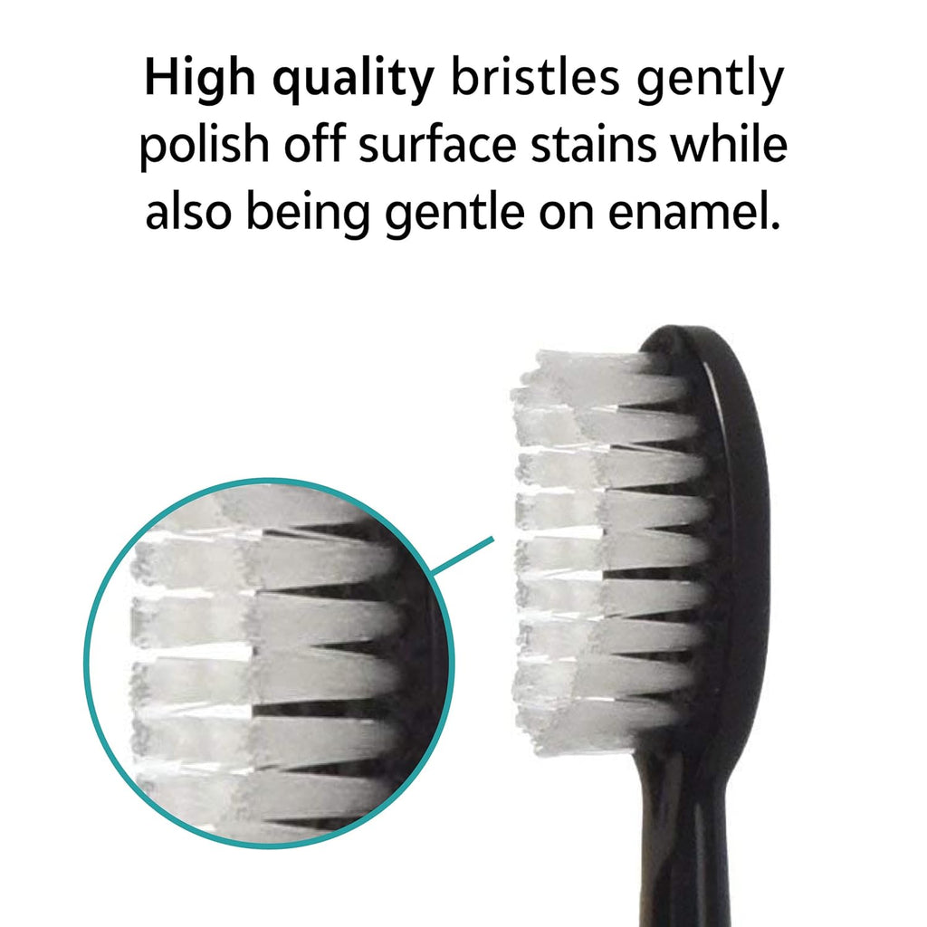 TAO Clean Umma Diamond Sonic Toothbrush Replacement Heads (3-Pack) – Replacement Heads for the TAO Clean Electric Toothbrush and Docking Station, Black