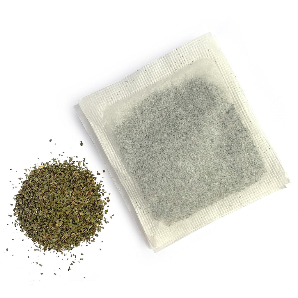 Monterey Bay Herb Co. Peppermint Tea | 200 Tea Bags | Caffeine Free | Bulk Tea | Soothes Digestion & Belly | Herbal Tea