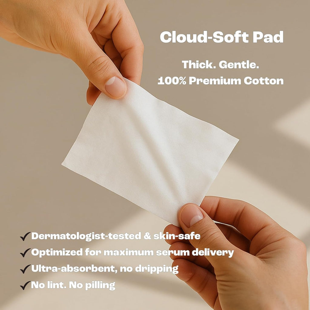 Hydracalm & Aquafresh Facial Cleansing Pads – 40 Individually Wrapped Cotton Wipes | On-the-Go Face Wipes for Travel, Gym & Daily Skincare | Hydrating + Oil-Control Cleansing Pads for All Skin Types