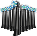 10 Pack IO Replacement Heads Compatible with Oral B IO 2/3/4/5/6/7/8/9/10/Deep Clean Series Electric Toothbrushes, Medium Softness Brush Heads Compatible with Oral B iO (Black)