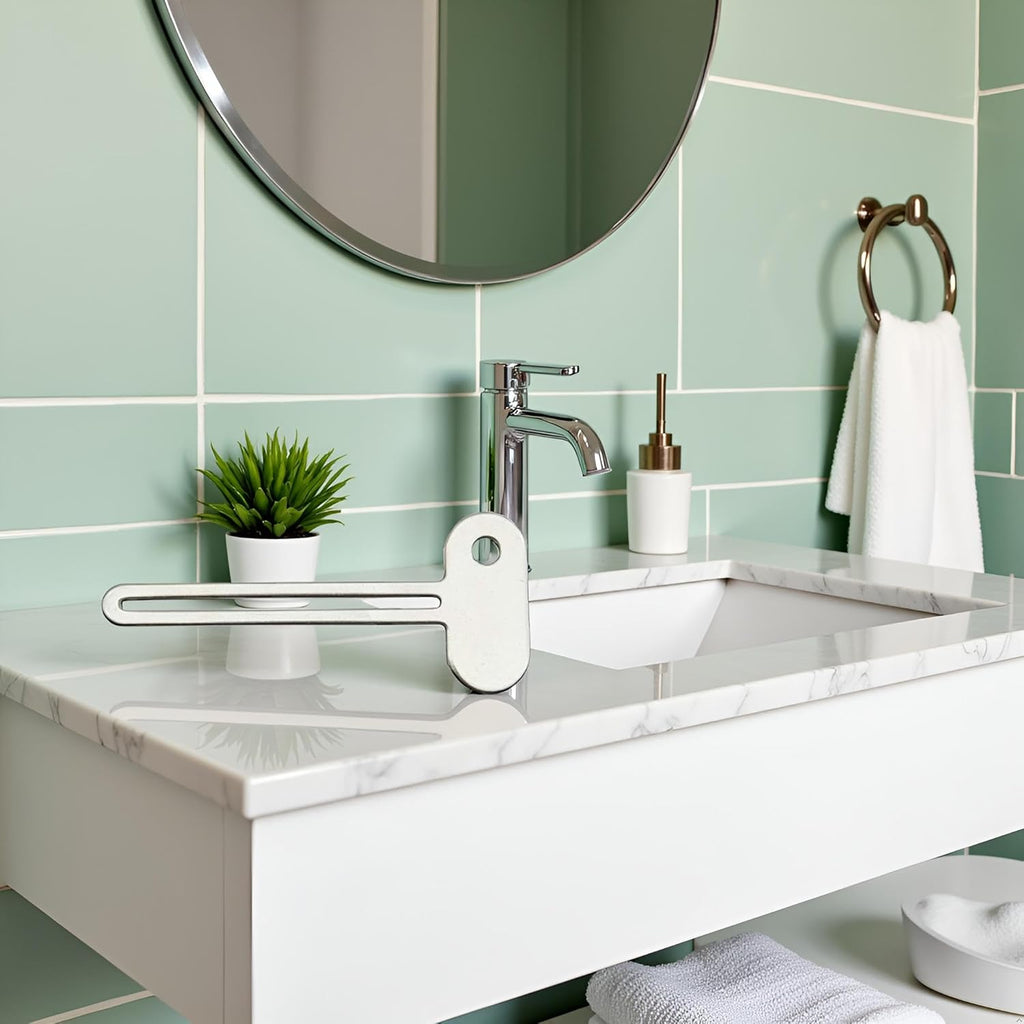 Silver Semicircular Metal Manual Toothpaste Squeezer Stainless Steel Dispenser Tube Squeezer Hand Cream Tube for Key Set Practi Toothpaste Squeezer Dispenser Reduce Toothpaste Waste