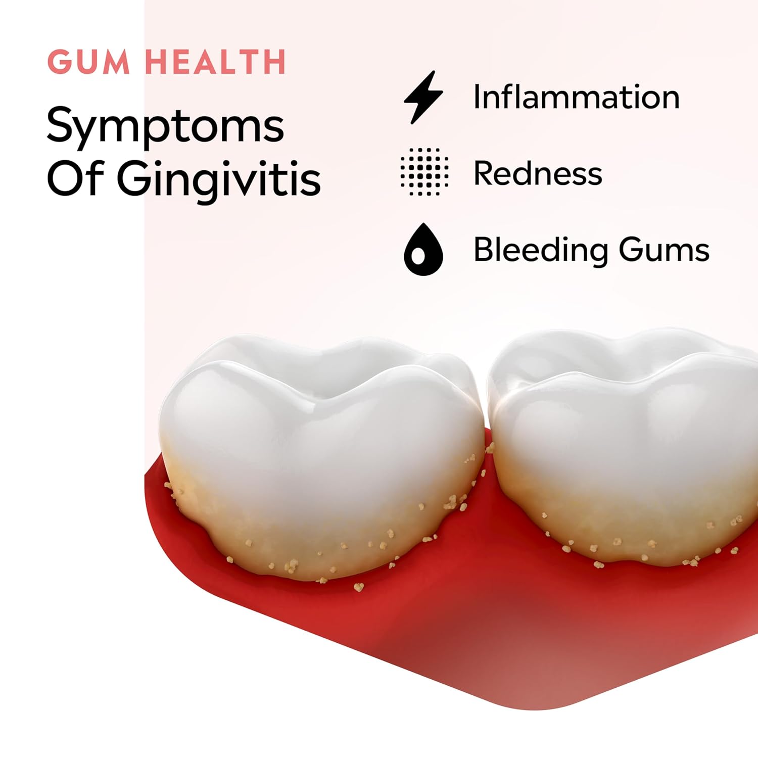Listerine Clinical Solutions Gum Health Antiseptic Mouthwash, Antigingivitis & Antiplaque Oral Rinse Helps Prevent Buildup & Immediately Kills Germs for Healthier Gums, ICY Mint, 1 L