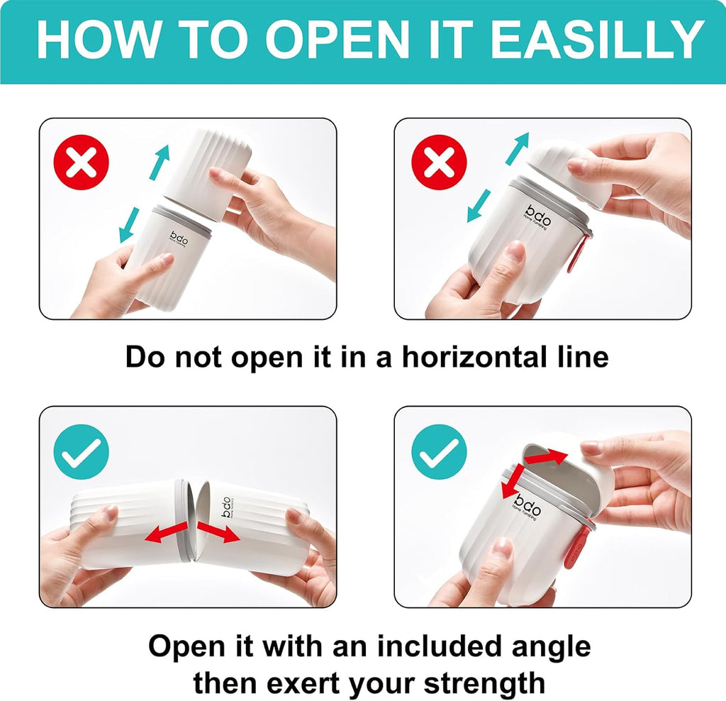 VITVITI White Toothbrush Travel Case, Portable Travel Soap Container Leakproof Dish Tray,7.88 inch Toothpaste Toothbrush Holder with Cover for Trip/Bathroom/Camping