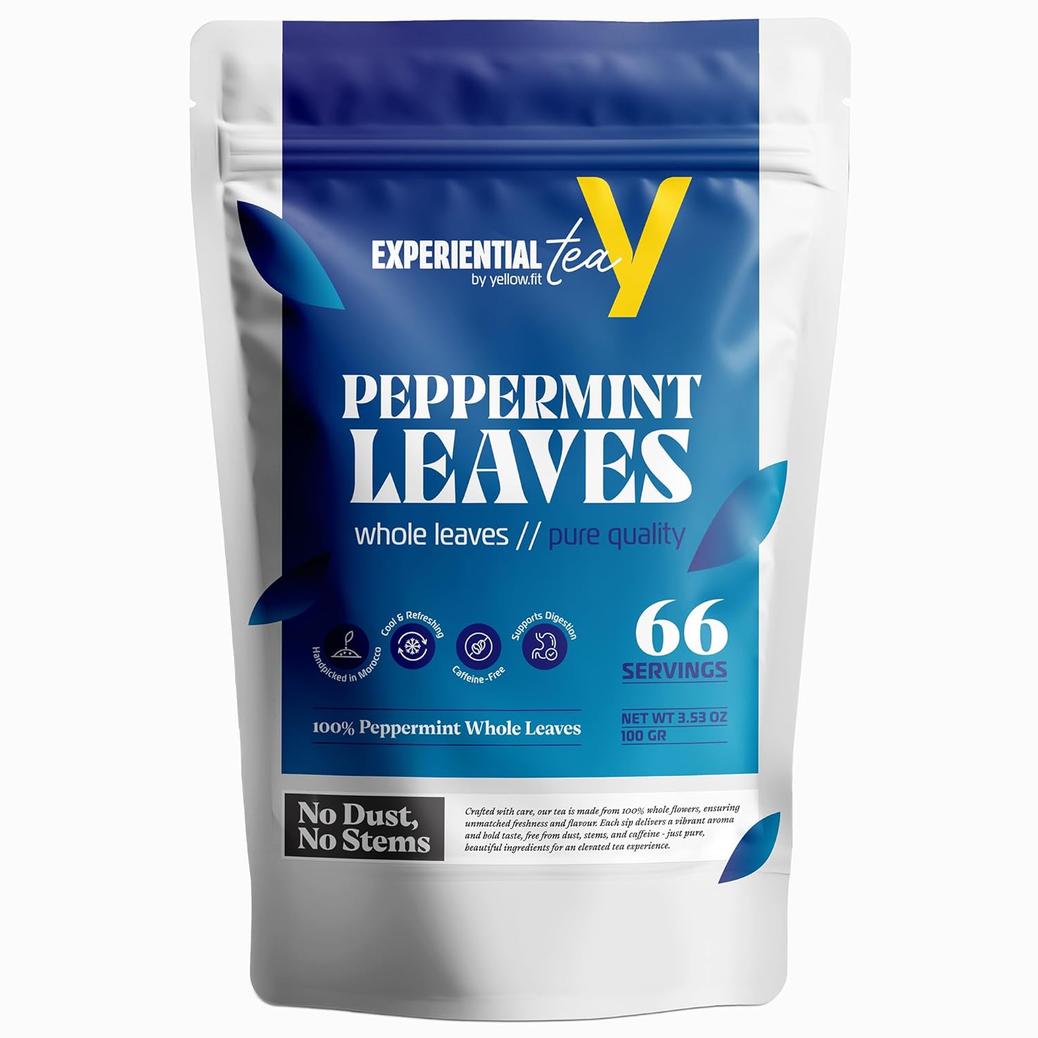 PEPPERMINT BLISS Premium Herbal Tea HARVESTED FROM THE HEART OF MOROCCO