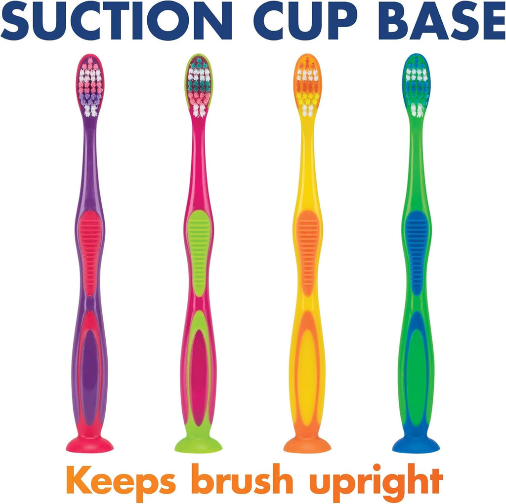 Practicon Child Deluxe Dental Care Kit, Travel Size Bundle w/Toothbrush, Crest Toothpaste, Floss, Lip Balm and Sand Timer, TSA Friendly Kids Oral Care Kit