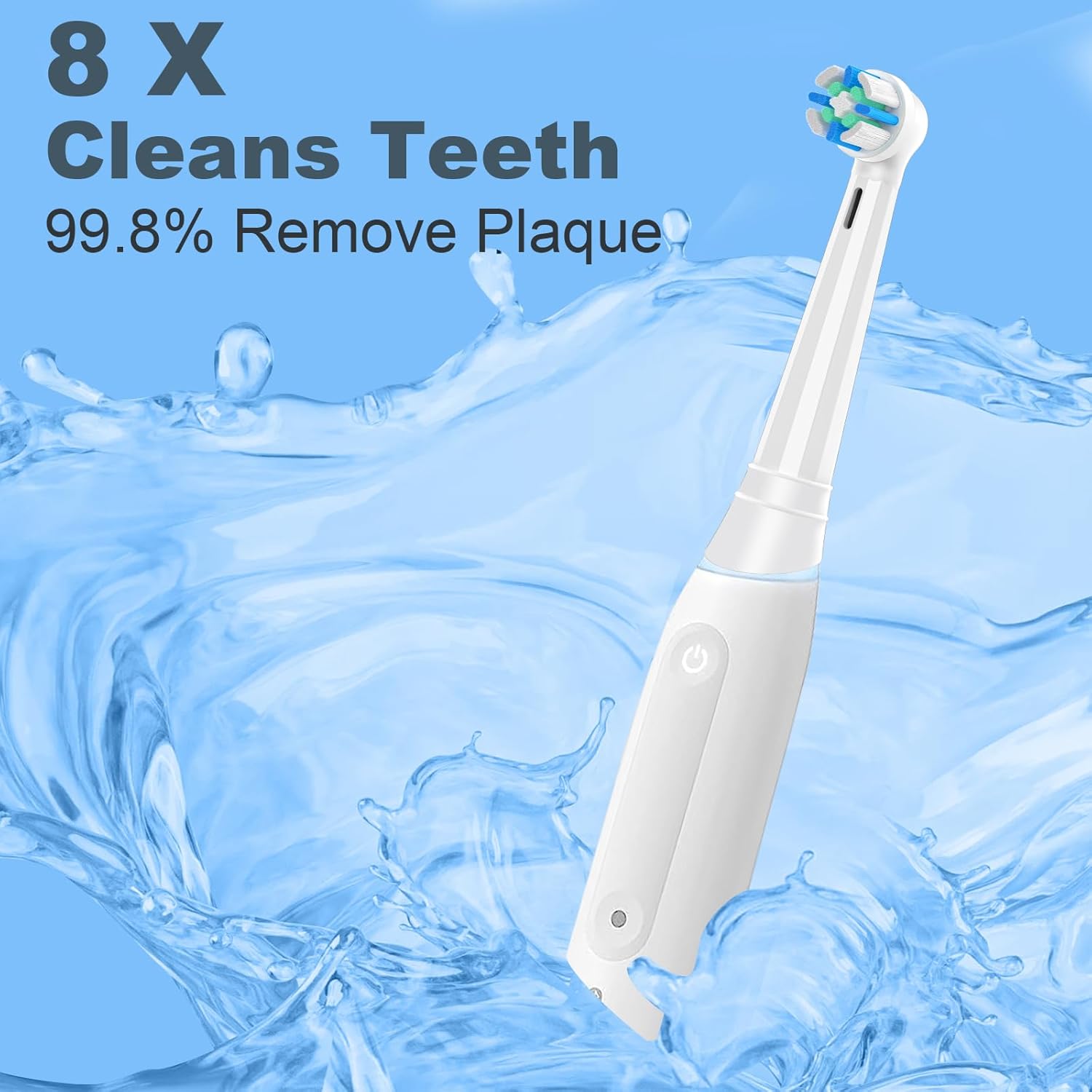 12 Count IO Replacement Heads Compatible with Oral B IO 2/3/4/5/6/7/8/9/10 Series Electric Toothbrushes, Medium Softness Brush Heads Compatible with Oral B iO for Teeth and Gums Care (Black White)