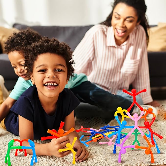 12Pcs Magnetic-People-Magnet-Men, Magnetic Travel Toys for Kids, Creative, Portable and Educational, Funny Magnets for Kids, Small Toys for Classroom Prizes, Easter Egg Stuffers, Office