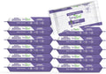 Simpleaf Flushable Wet Wipes Lavender | Plastic Free, Paraben & Alcohol Free | Hypoallergenic & Safe for Sensitive Skin | Soothing Aloe Formula | Adult Toilet Wipes (12 x 50 Counts Pack) 600 Counts