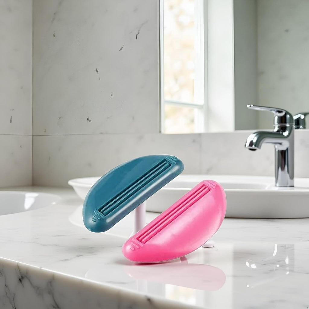 2Pcs Toothpaste Squeezer Squeeze Tooth Paste Tube Cosmetics Cleanser Extruder Clamps Toothpaste Dispenser Toothpaste Clip, Convenient and Attractive, Daily Living Tube Squeezing Aids