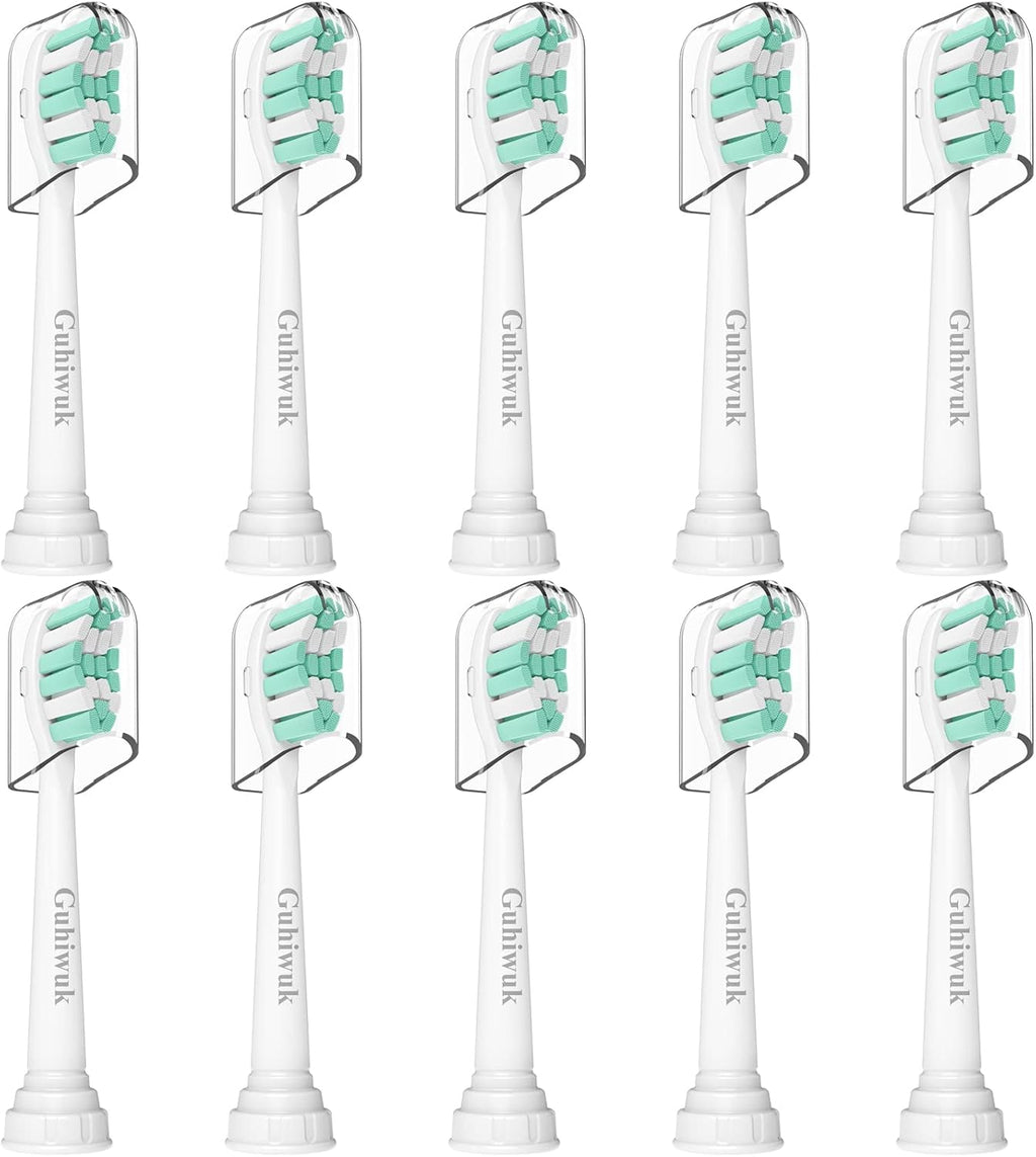 Replacement Toothbrush Heads for Philips Sonicare: Electric Toothbrush Replacement Heads Compatible with Sonicare Plaque Control ProtectiveClean 4100 5100 6100 C2 G2 W2,10 Pack