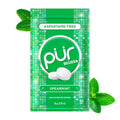 PUR Mints | Aspartame Free Breath Mints | Made with Xylitol | Sugar Free, Vegan, Gluten Free | Natural Spearmint Flavor | 65 Pieces in Re-Sealable pouch (Pack of 1)