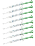 Opalescence 15% - Gel Syringes Teeth Whitening Refill Kit - Low Sensivity (8 Syringes) - Carbamide Peroxide - Cool Mint- Made in The USA by Ultradent - Tooth Whitening 5195-4