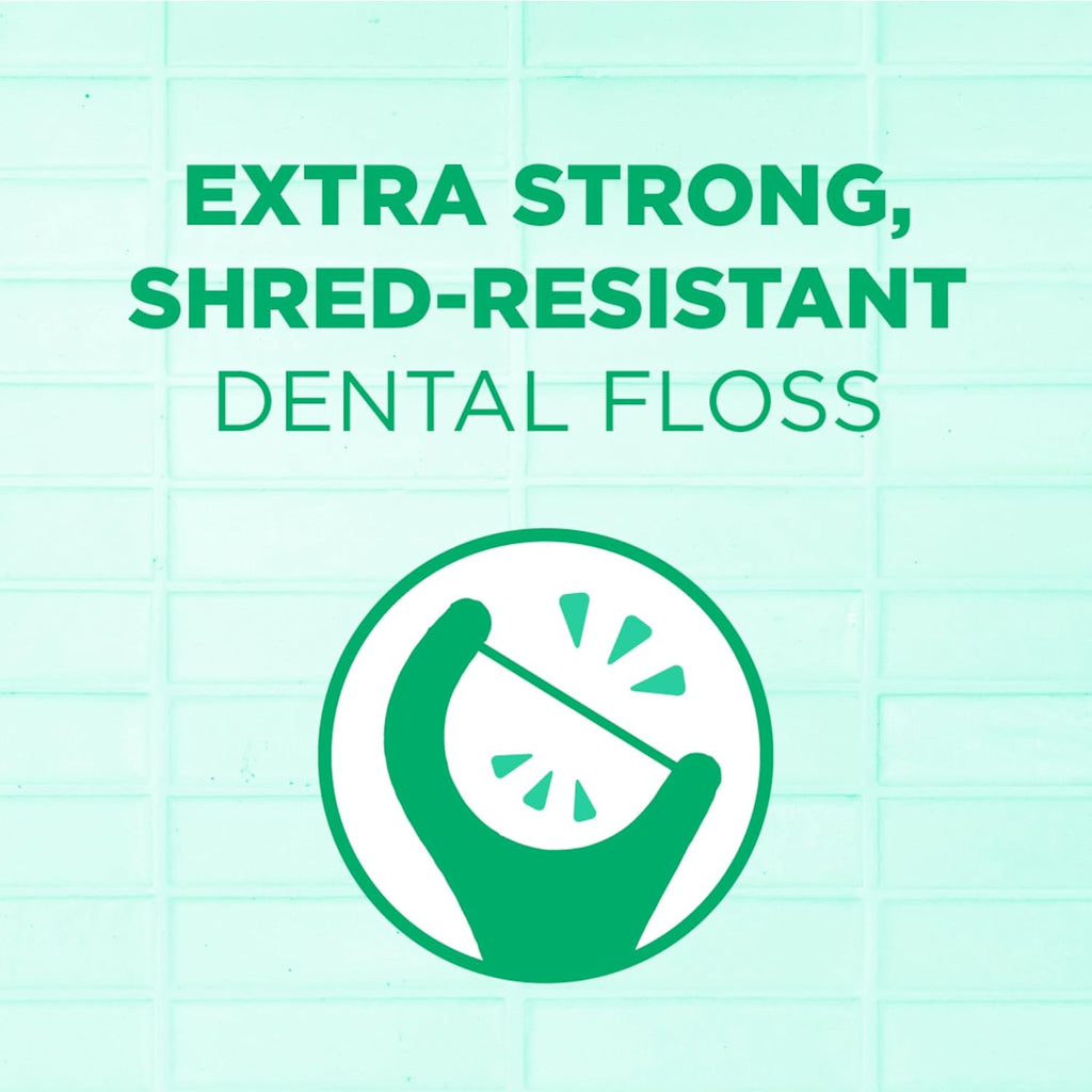 GUM Professional Clean Floss Picks - Extra Strong Shred-Resistant Floss, Easy Grip Handle - Dental Flossers for Adults - Fresh Mint Flavor, 90 Count (Pack of 3)