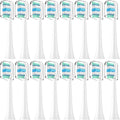 Toothbrush Heads for Philips Sonicare Replacement Brush Heads with Protective Cover Soft Dupont Bristles Electric Toothbrush Replacement Heads for Oral Health, 16 Pack