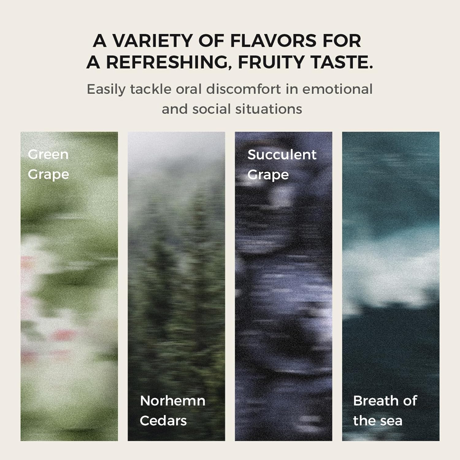 Smart Electric Oral Spray - Probiotic Mouth Spray Fresh Breath, Alcohol Free Breath Spray, Mouth Freshener Spray, Rechargeable, Travel Size, With 4 Flavors Cartridges