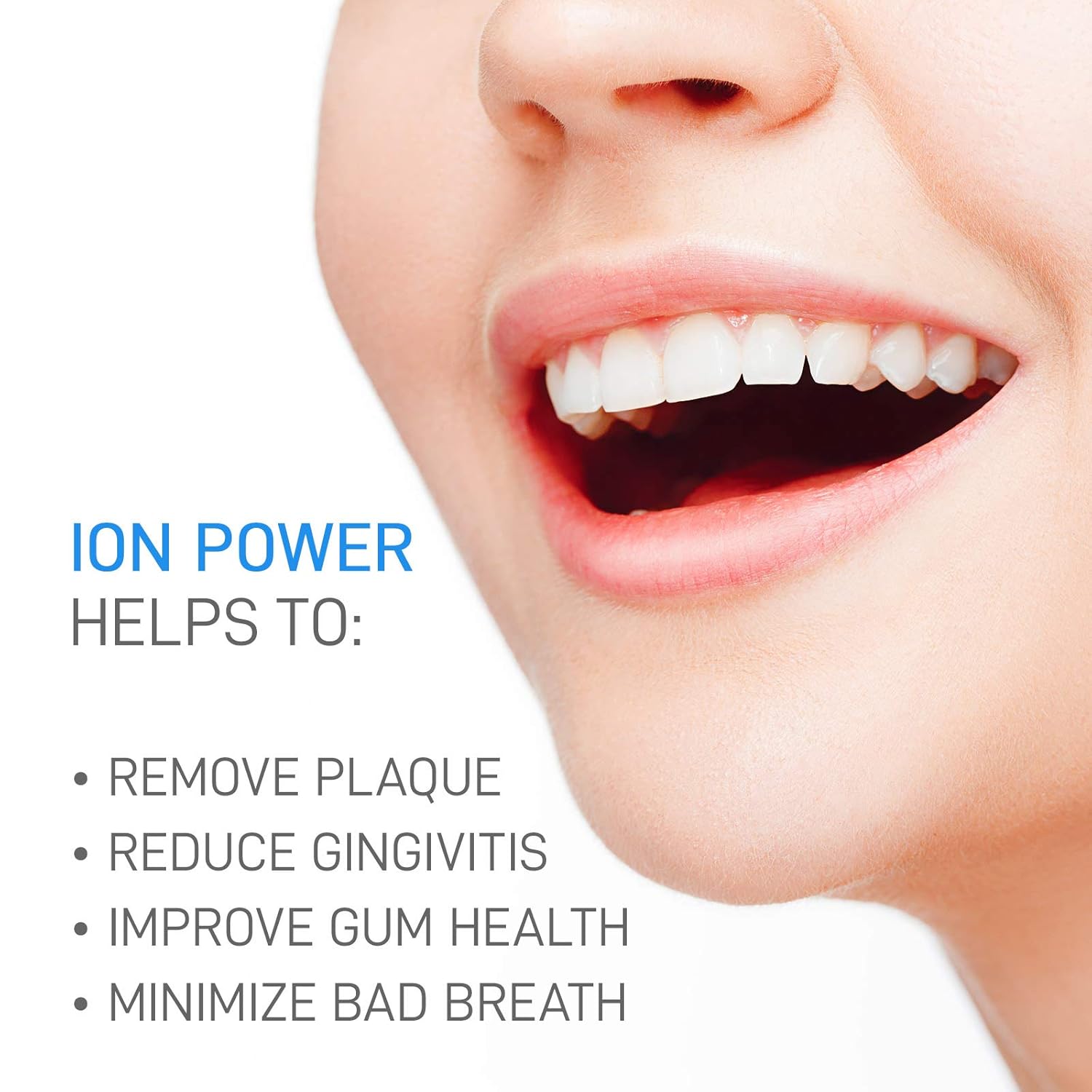 IONIC KISS IONPA DP Pearl White Home Premium USB Rechargeable Ionic Power Electric Toothbrush, Brushing Timer, 4 Modes, 2 Soft Extended Filament Brush Heads Made in Japan You, hyG, DP-111PW