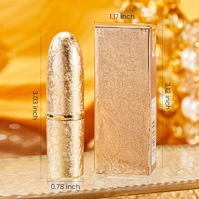 BINGBRUSH Color Changing Lipstick Queen,Moisturizer Long Lasting Lip Care Lip Balm Magic Lip Gloss Lip Tint Stain Glossly Makeup Lipstick Set for Women (#2 Orange, 1 Count(Pack of 1))