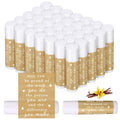 Demissle 12 Pcs Thank You Lip Balm Appreciation Gifts Bulk Inspirational You're the Balm Vanilla Ingredients Lips Care for Thanksgiving Christmas Appreciation Favor Employee Coworker Volunteer