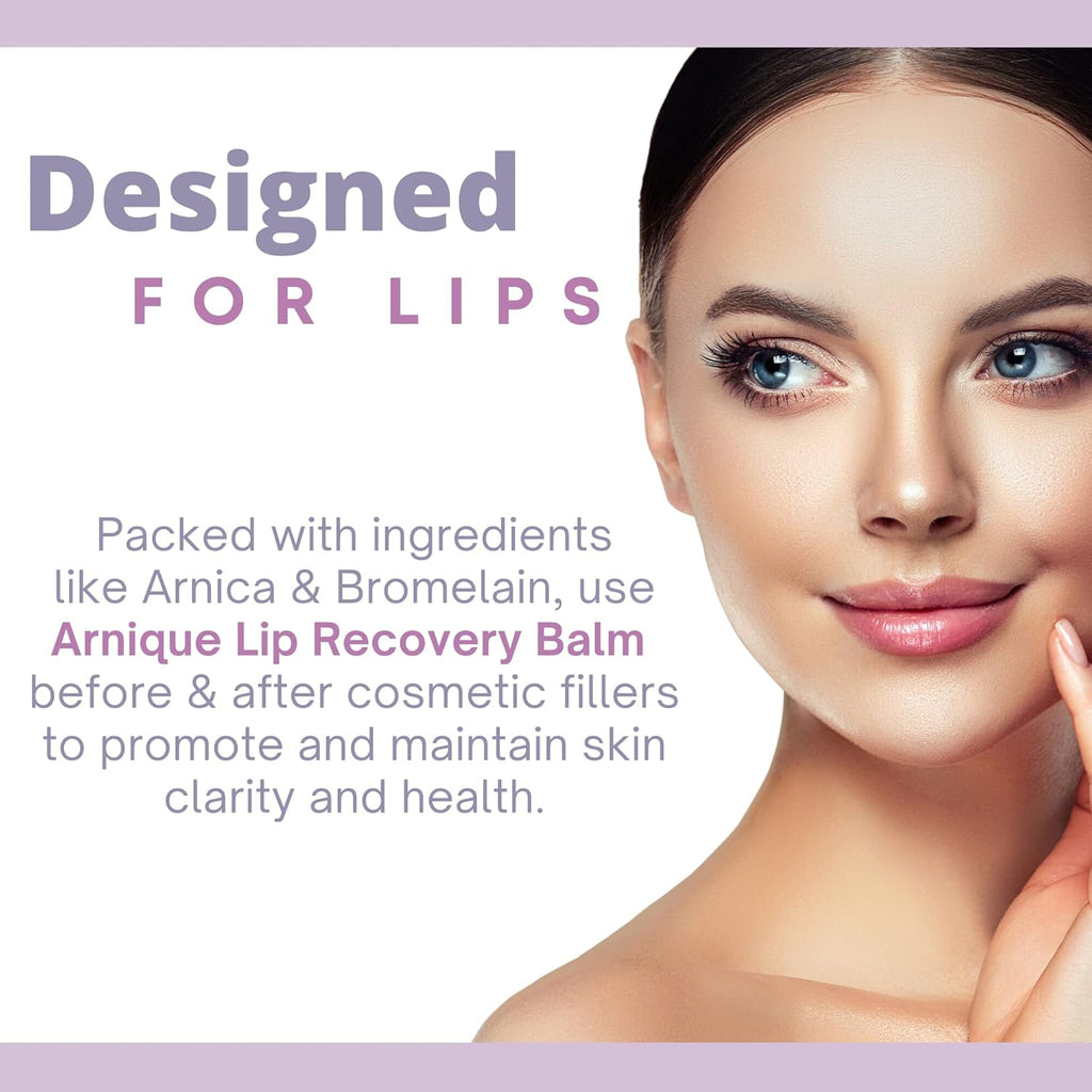 Arnica Lip Balm – Lip Filler Aftercare Balm with Arnica Montana and Bromelain, Soothing Topical Masque for Lip Flip, Injections, and Cosmetic Treatments