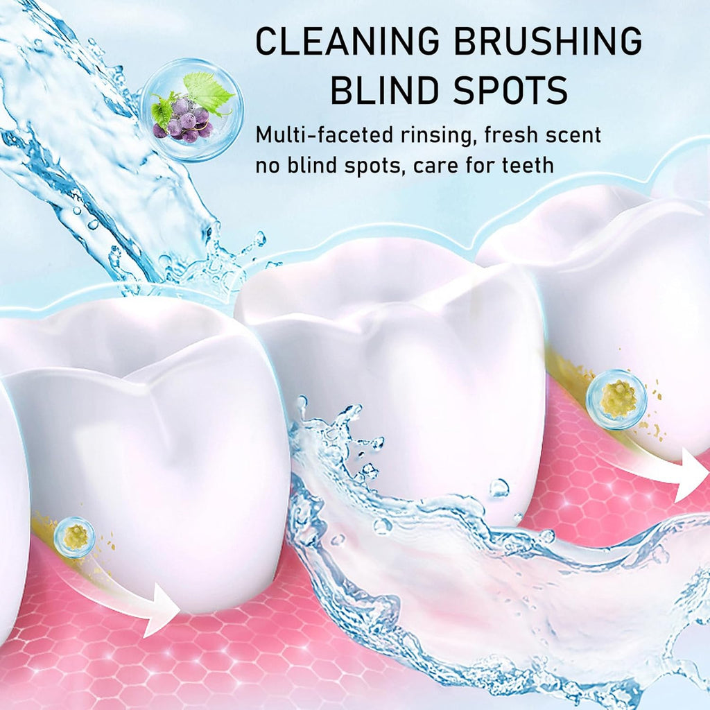 Mini Mouthwash Travel Size,Grape Flavor Portable Individual Travel Mouth Wash for Fresh Breath, Refreshing Long Lasting Gentle Oral Care Mouthwash Packs(Pack of 20)