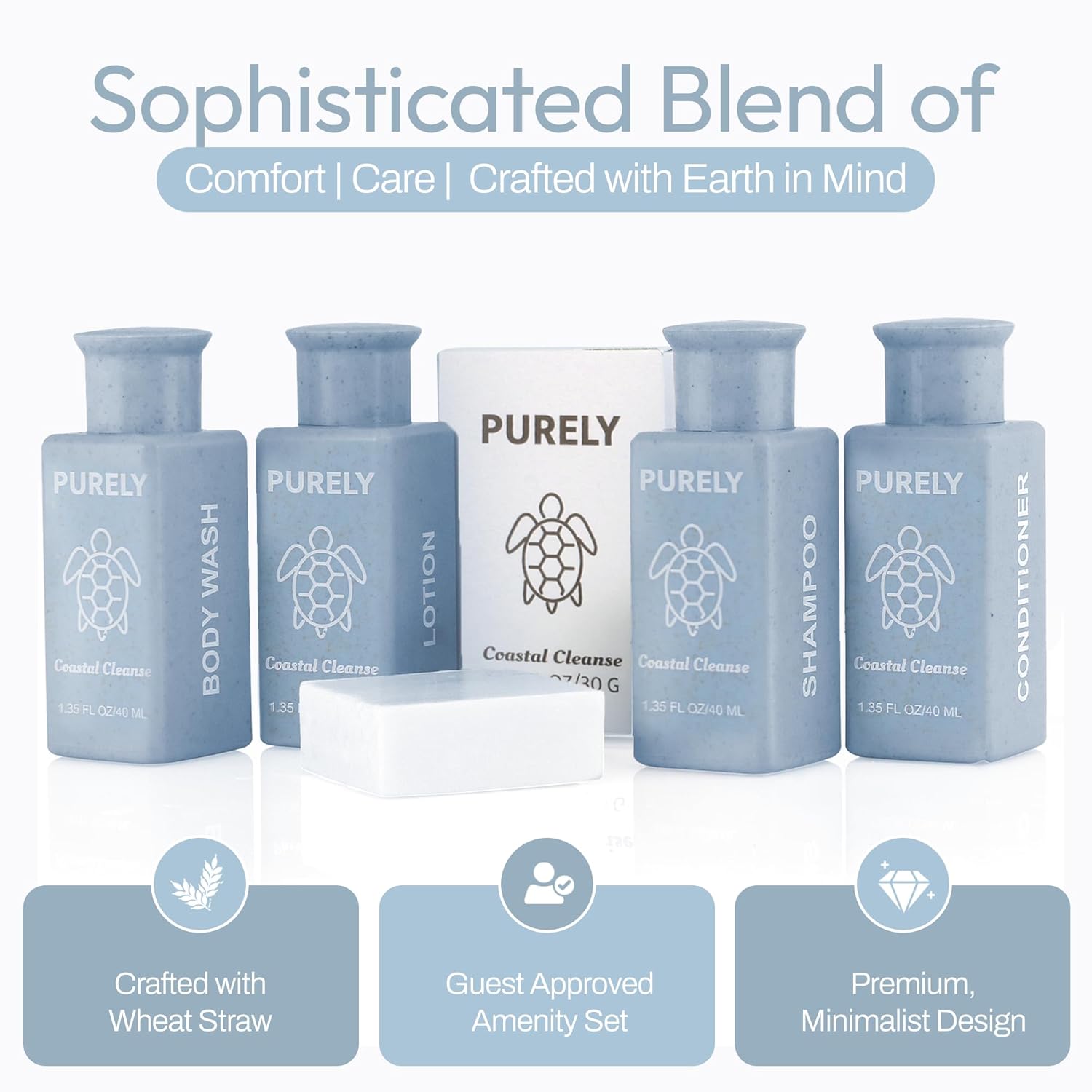 150 piece set | Hotel Soaps and Toiletries Bulk set | Airbnb Essentials for Hosts | Mini Travel Size Shampoo and Conditioner Sets | Bulk Travel Size Toiletries | Homeless Supplies Bulk Amenities