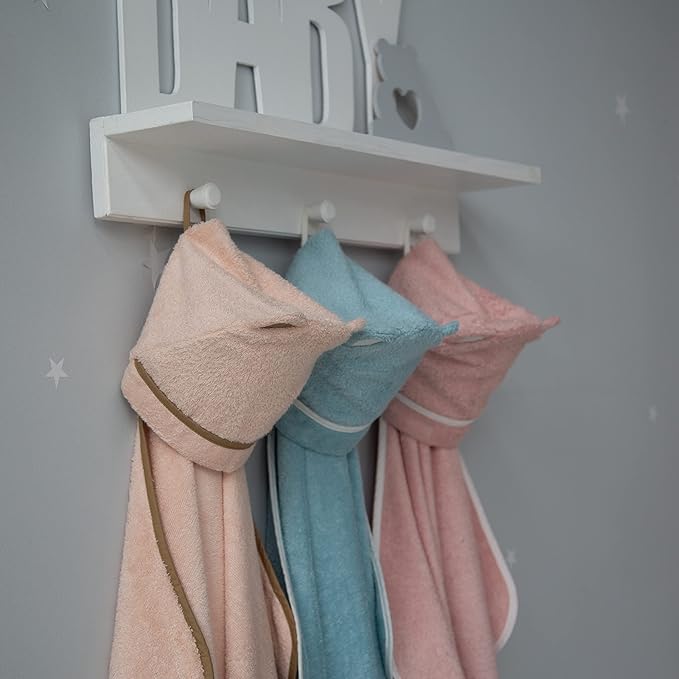 Premium Toddler Towels with Hood - Extra Soft Rayon from Bamboo Toddler Bath Towel (Pink)