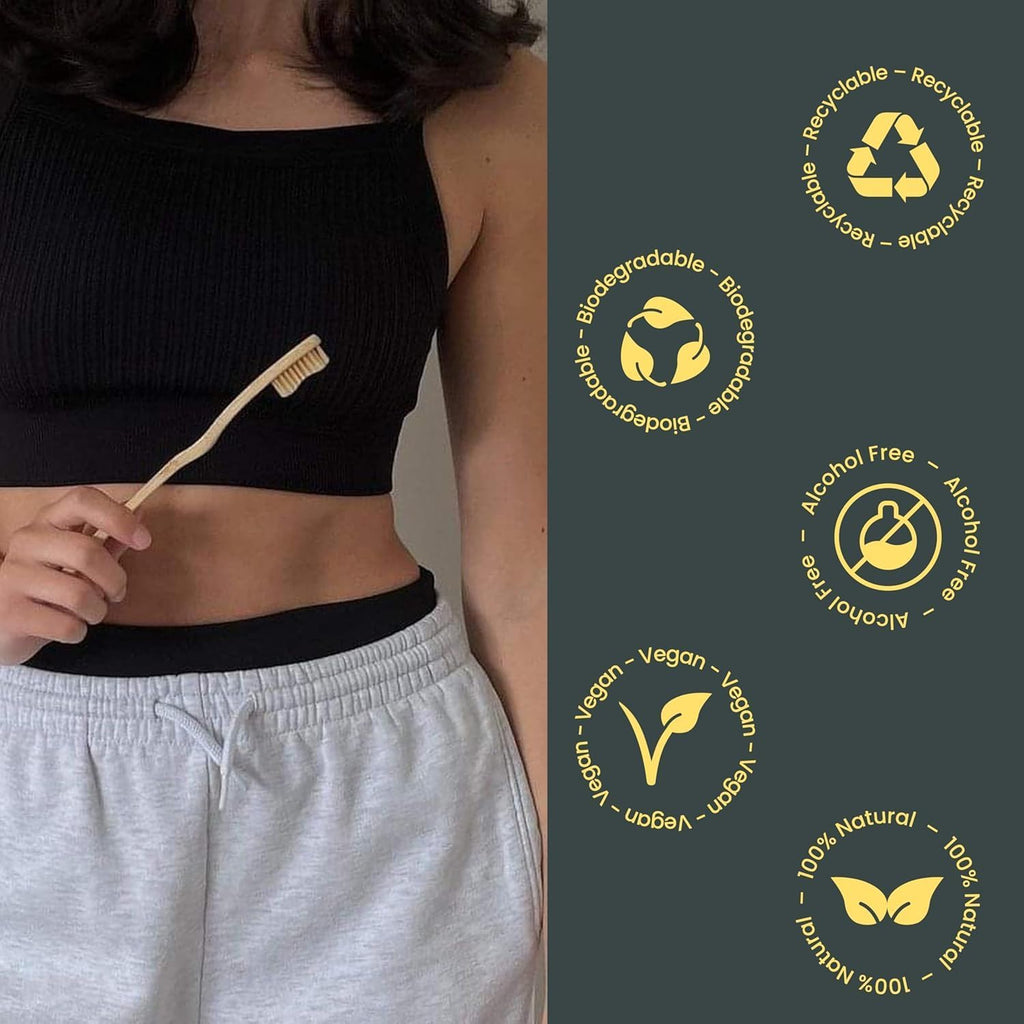 Nudge Toothpaste Tablets, 10% Nano Hydroxyapatite Remin+ Formula, Fluoride-Free, SLS-Free, All-Natural, Natural Whitening & Remineralizing, TSA-Approved, Mild Mint, 62 Tabs