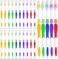 Bulk Toothbrushes 30 Pack Colorful Individually Wrapped Disposable Soft Large Brush Head Ergonomics Handle Oral Set for Adults Kids Travel Hotel OCC Airbnb Dentist (30)