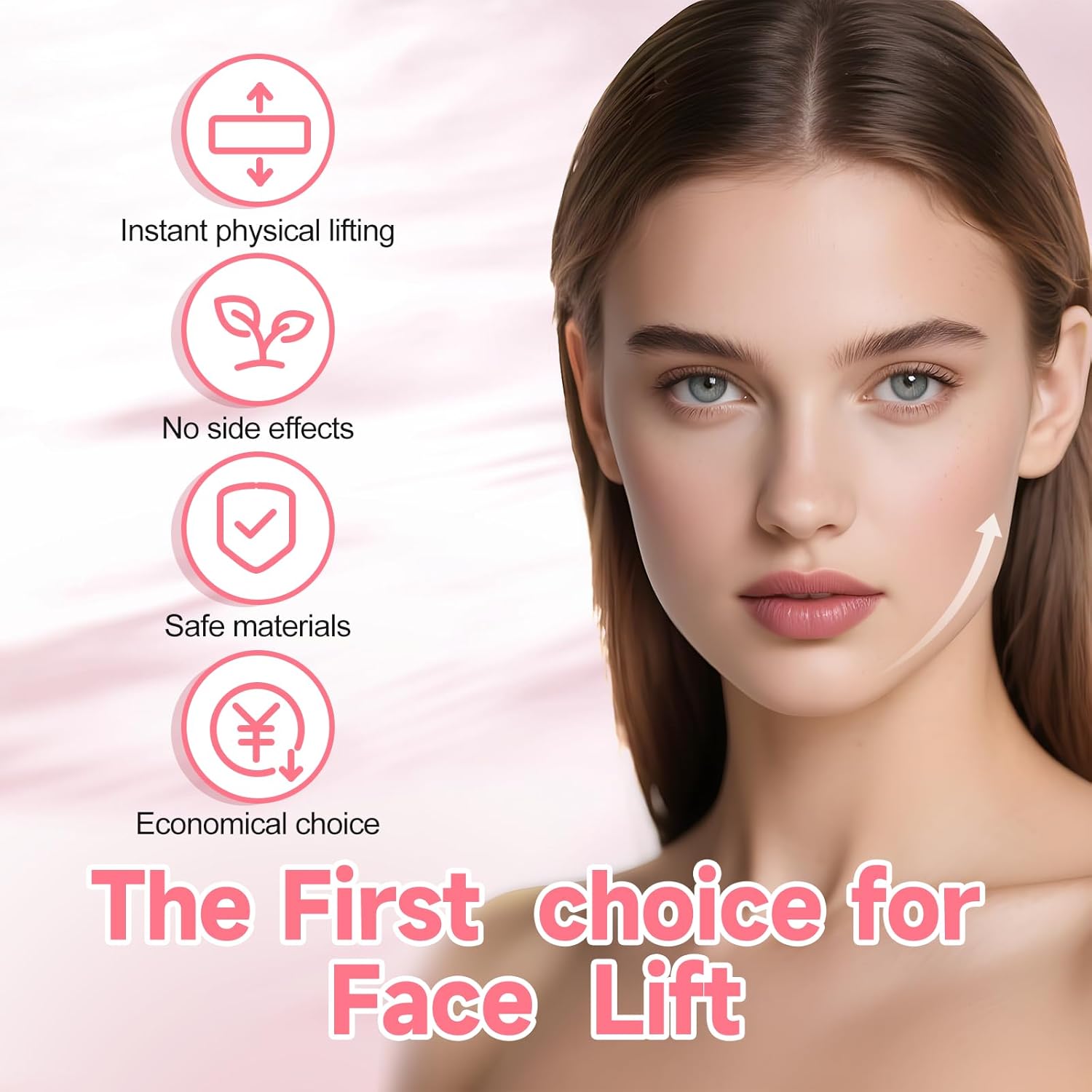 Face Lift Tape, 168PCS Face Tape, Face Lift Tape Invisible, Face Tape Lifting Invisible 8 Hours of Sustained, Perfect Facial Contouring, Visually Create A More Defined Jawline and Cheekbones